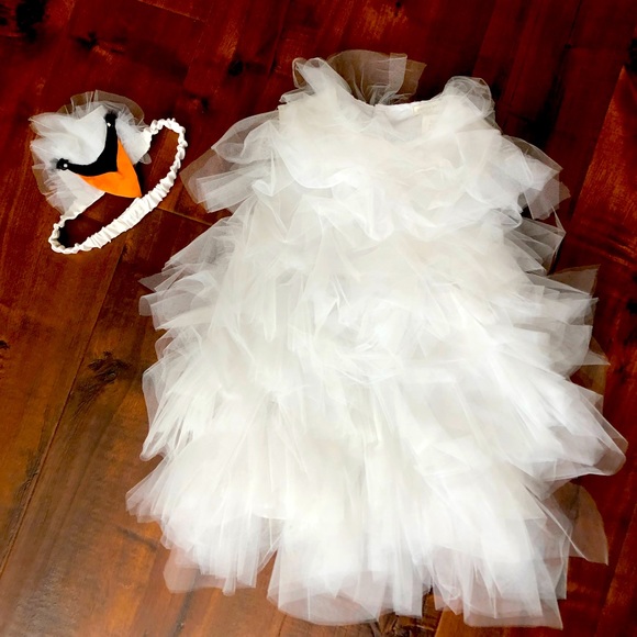 Pottery Barn Kids Costumes Pottery Barn Kids Swan Costume 3t Poshmark